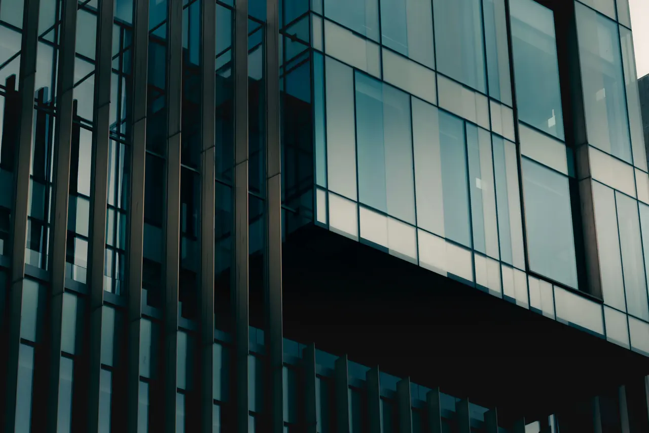 Modern glass architecture in Edinburgh
